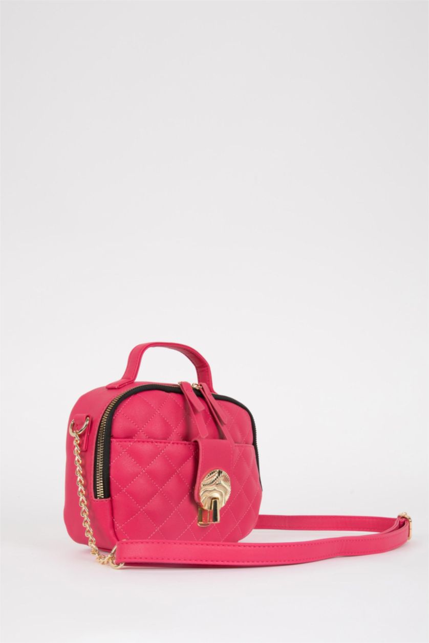 Kadın Pembe Kadın Suni Deri El Çantası