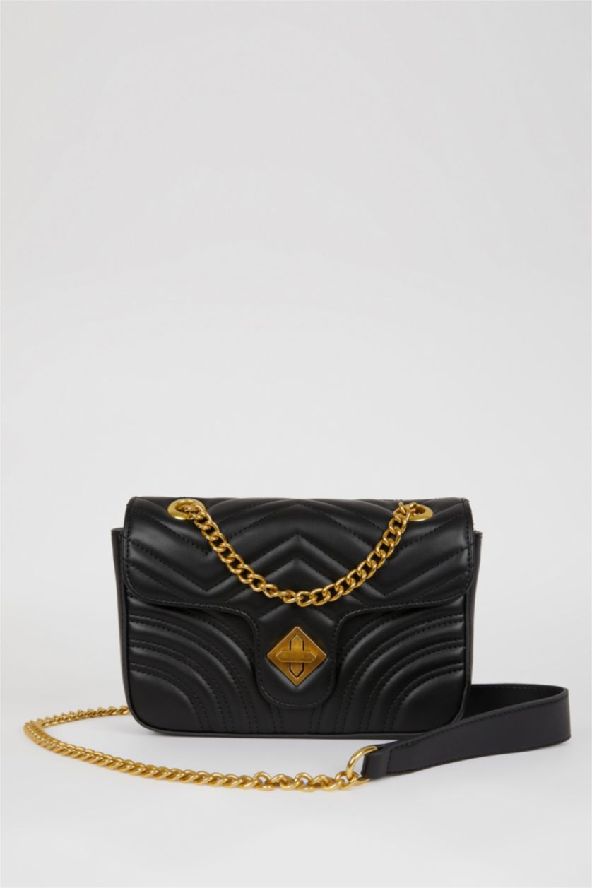 FEMME Noir Sac d'épaule PU