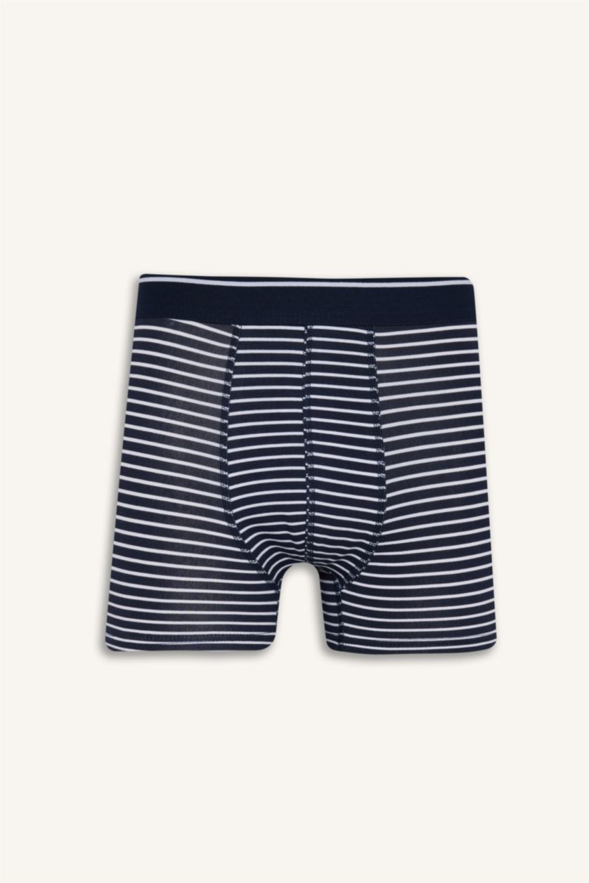 رجالي كحلي بوكسر قصة عادية - 3 قطع