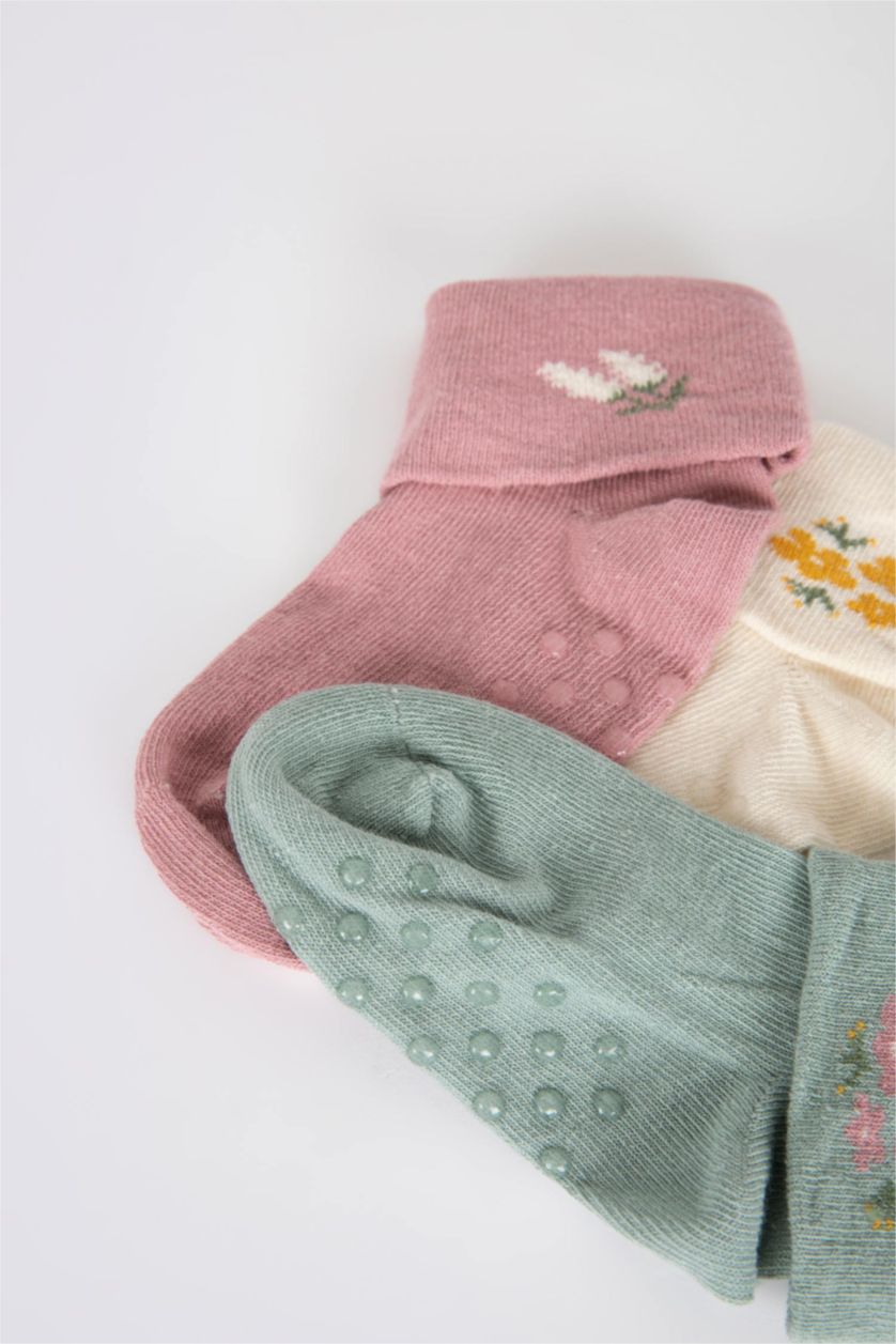 Сәби Қыз Түрлі түсті Сәби Қыз органикалық мақта 3 ұзын мойын