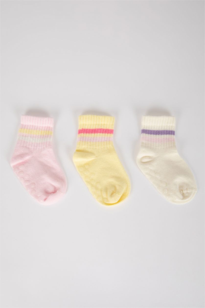 BABY GIRL MIXED Baby Girl 3-pack Cotton Long Socks