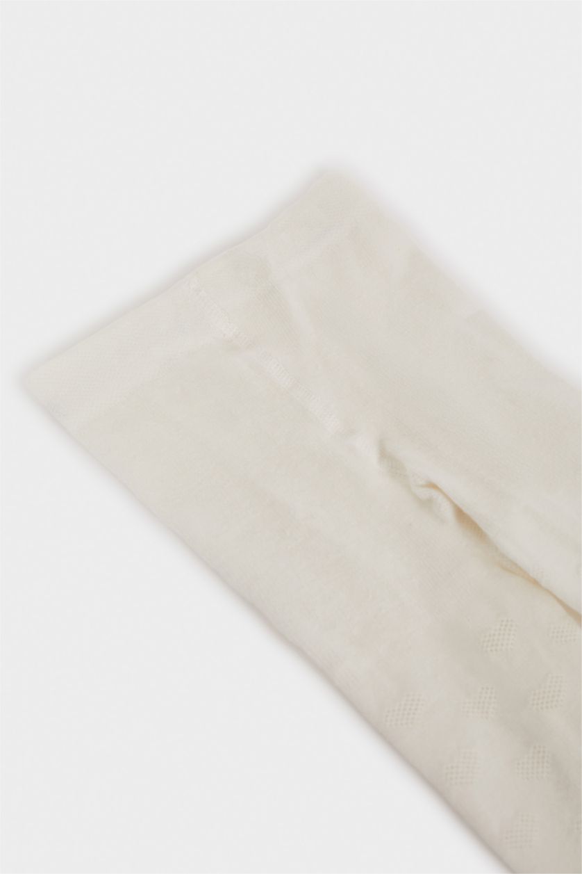 طفلة صغيرة أبيض (000) جوارب كيلون بناتي قطن