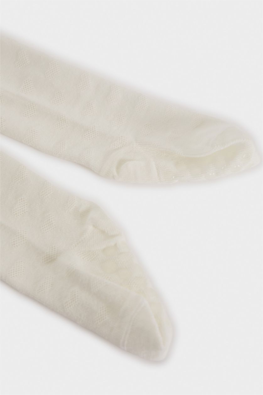 طفلة صغيرة أبيض (000) جوارب كيلون بناتي قطن