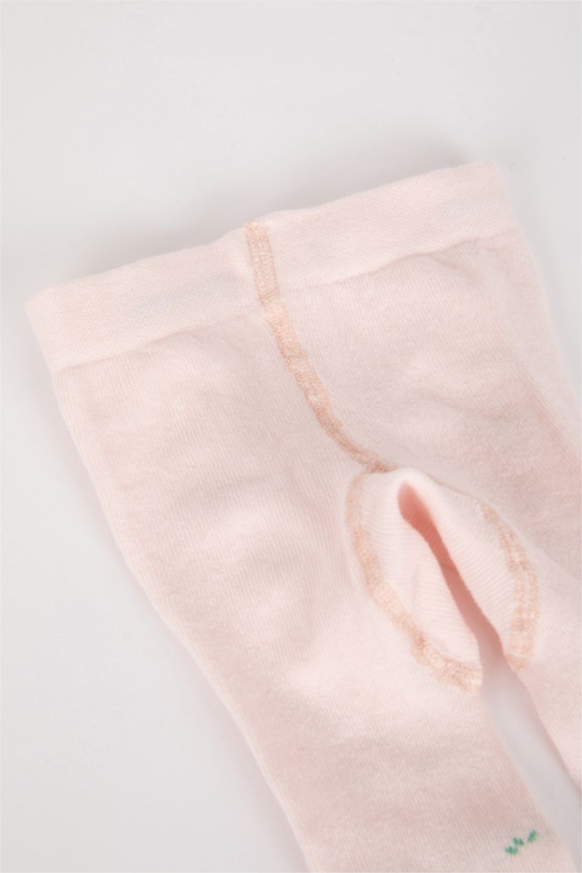 Kız Bebek Karma Kız Bebek Kaydırmaz Taban Pamuklu Külotlu Çorap