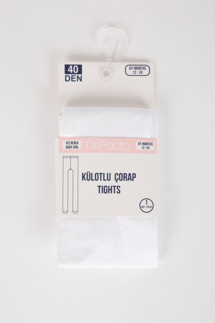 BÉBÉ FILLE Blanc BéBé Fille Collants