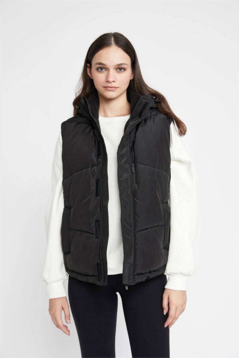 نساء أسود Water Repellent Velcro Vest