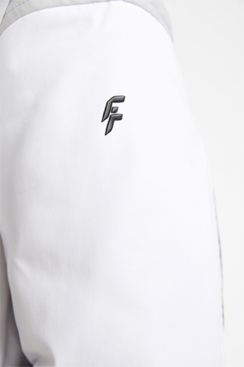 Kadın Açık Gri Fermuarlı Mont