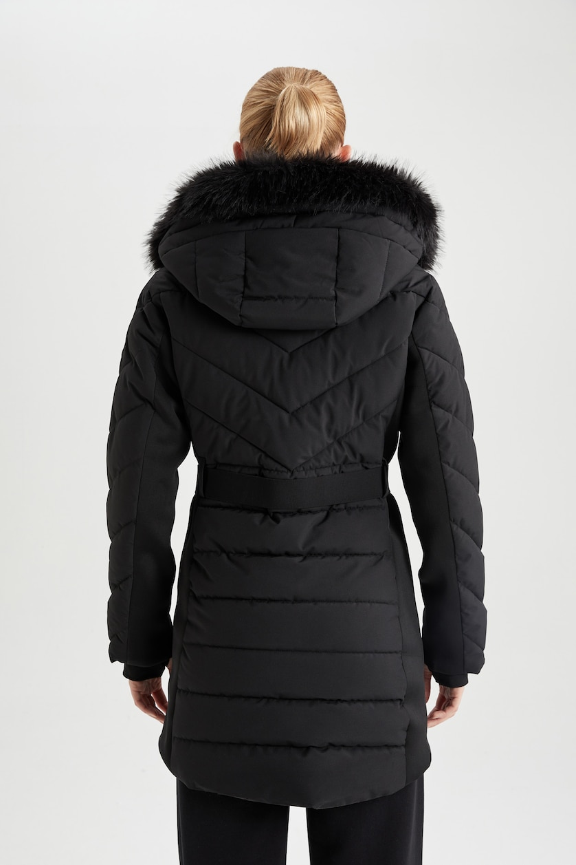 نساء أسود Coat