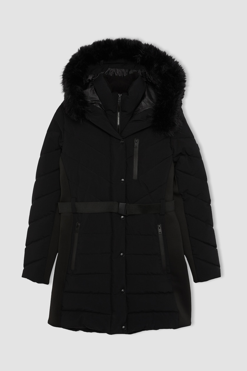 نساء أسود Coat