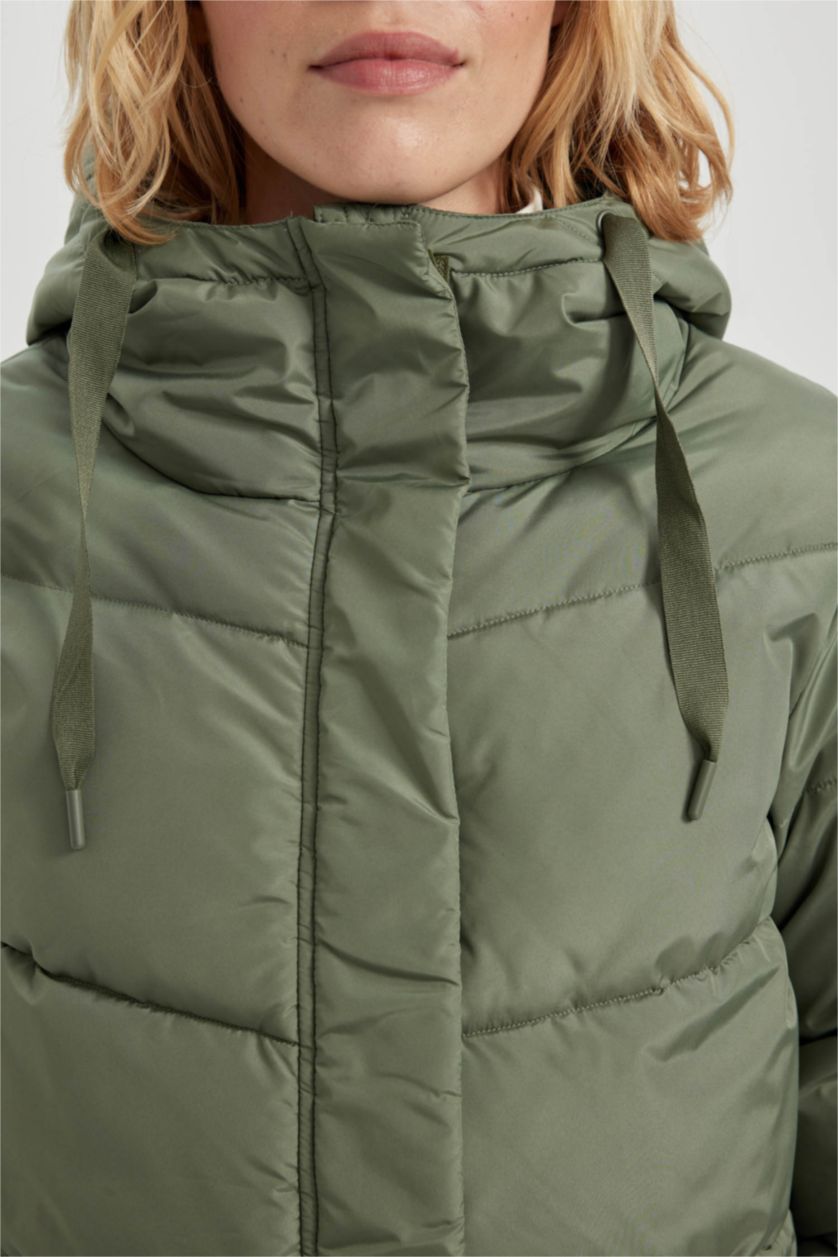 Kadın Açık Haki Su İtici Parka