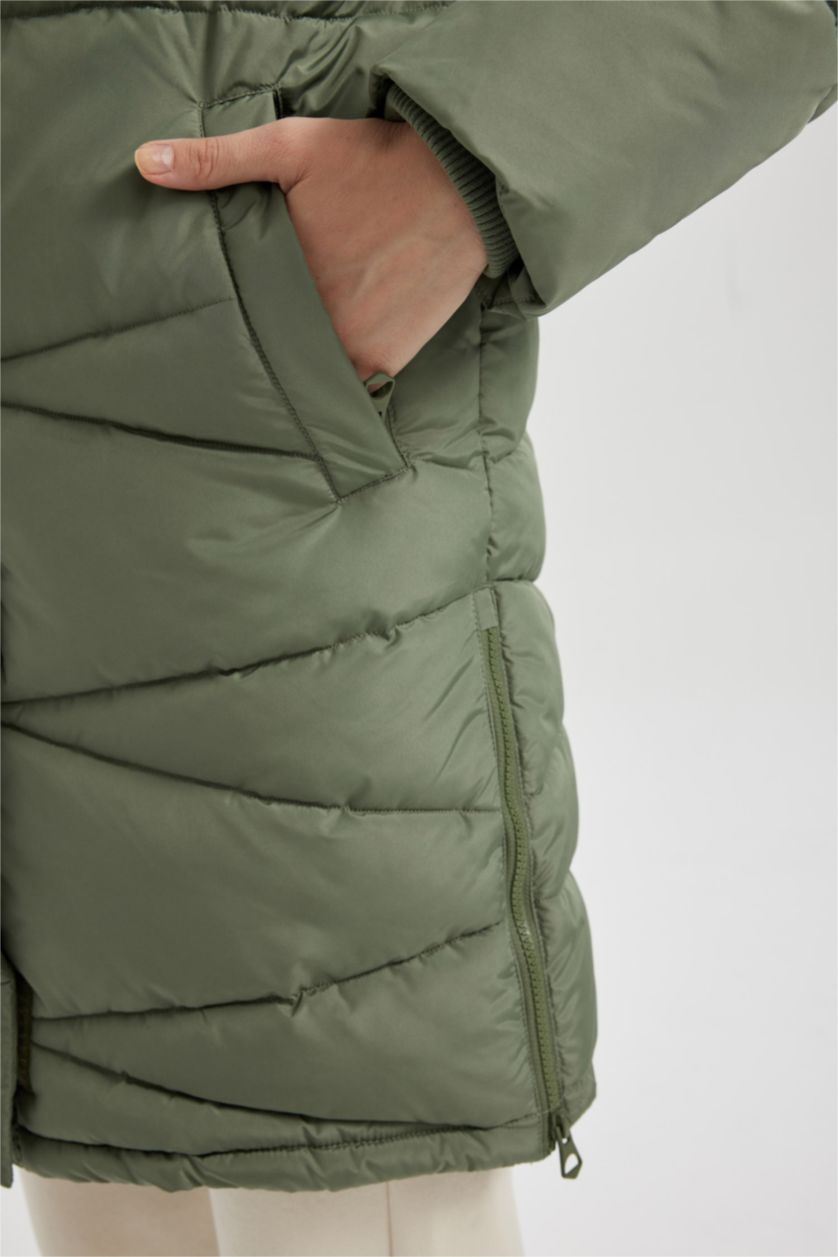 Kadın Açık Haki Su İtici Parka