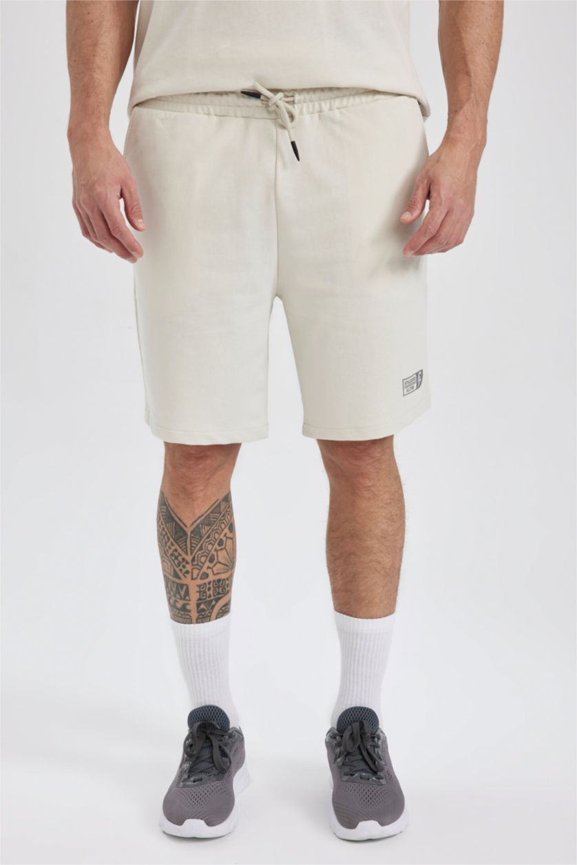 MAN Stone Defacto Fit Slim Fit Shorts
