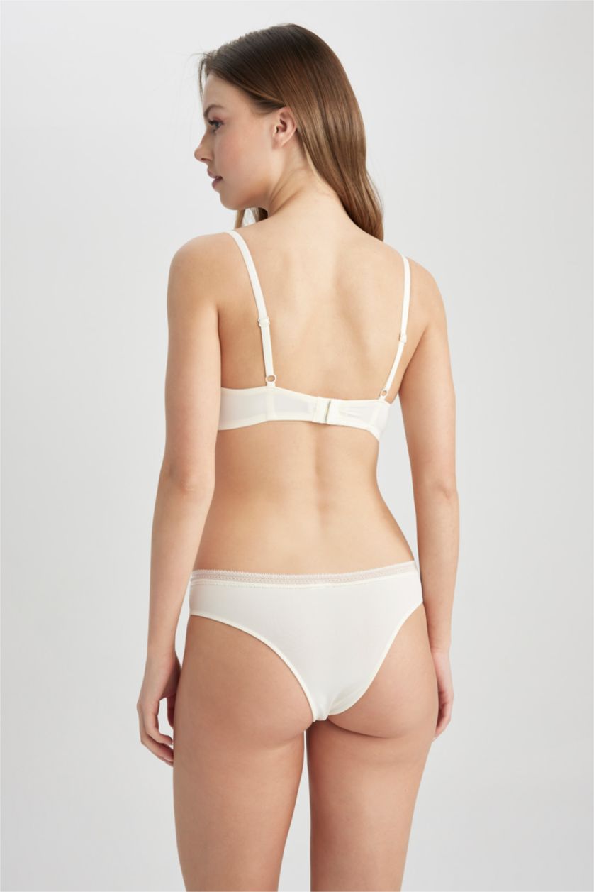Kadın Ekru Micro Brazilian Külot