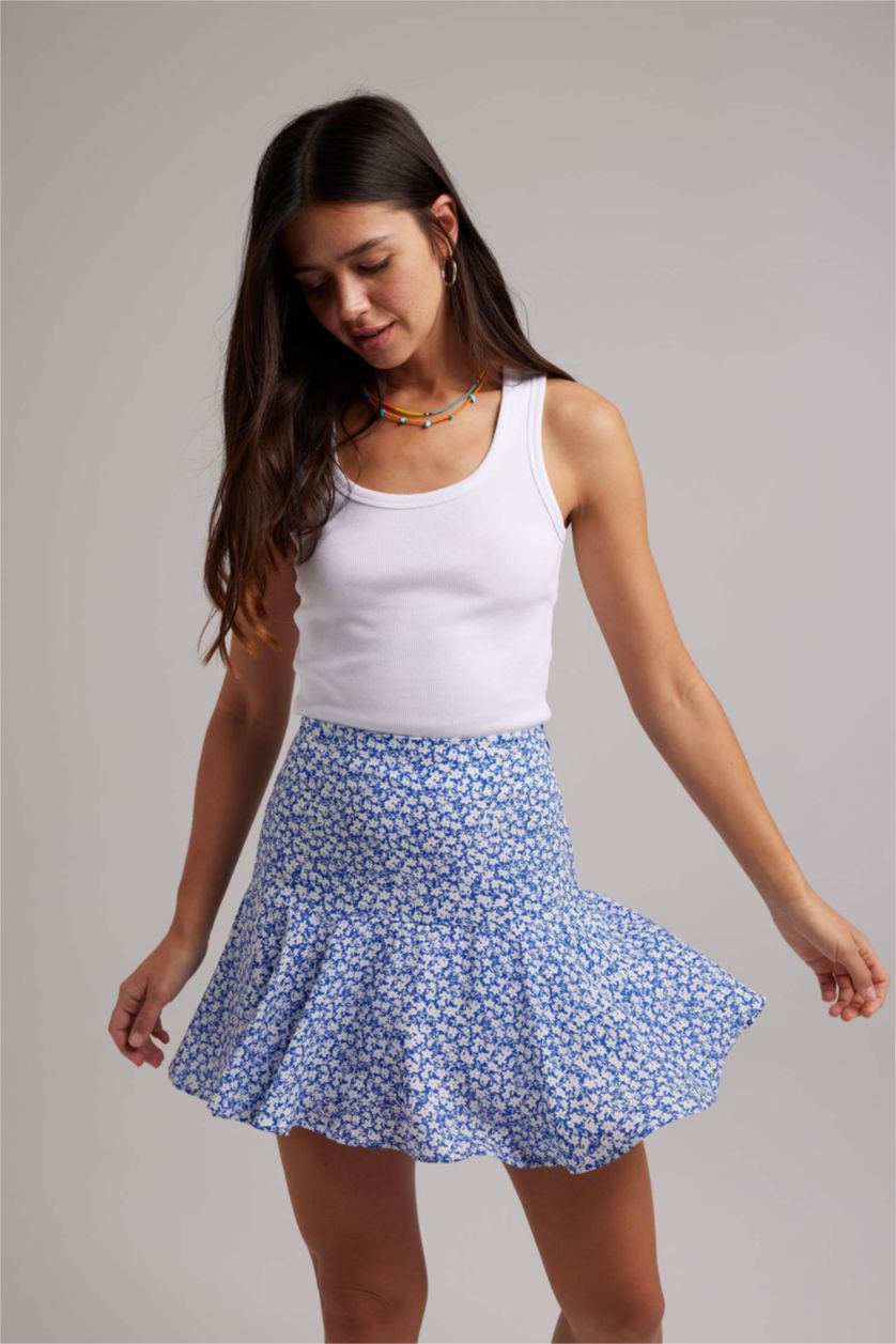 FEMME Blanc Camisole Côtelée Ajustée À Col En U