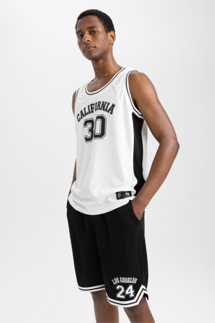 Erkek Beyaz Slım Fıt Atlet