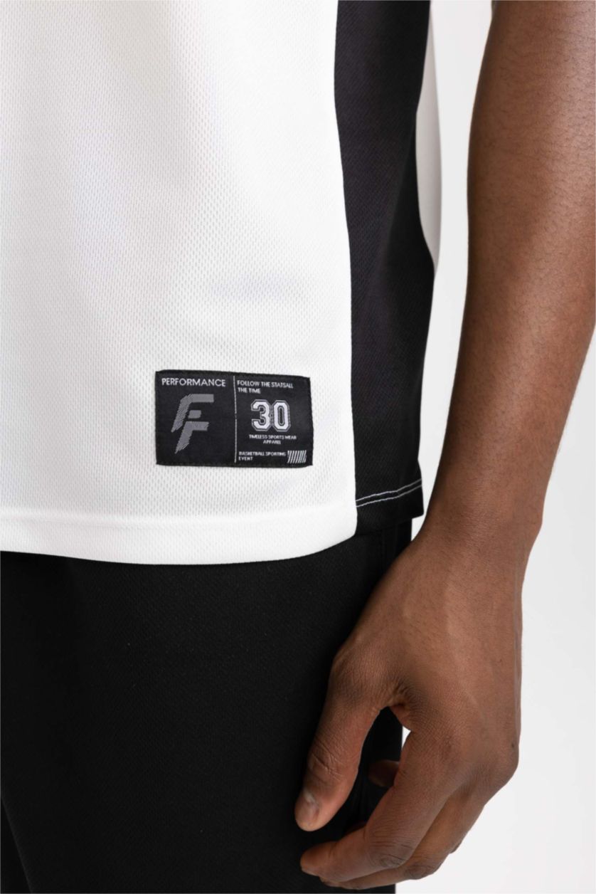 Erkek Beyaz Slım Fıt Atlet