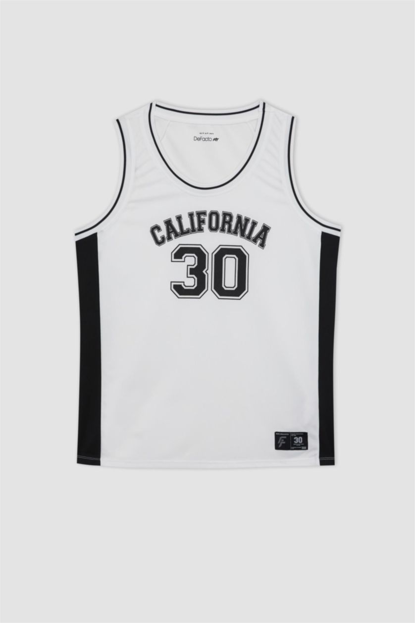 Erkek Beyaz Slım Fıt Atlet