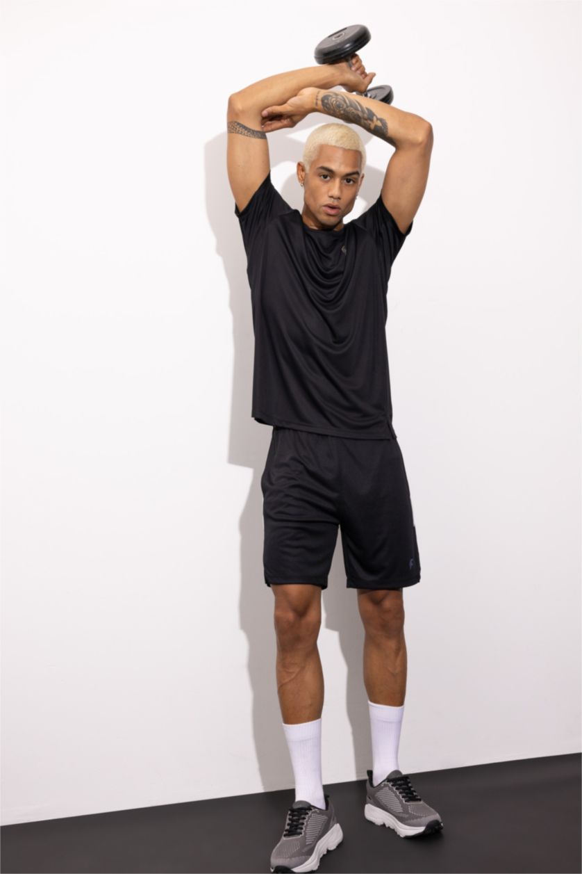 MAN Black Standard Fit Short Sleeve T-Shirt
