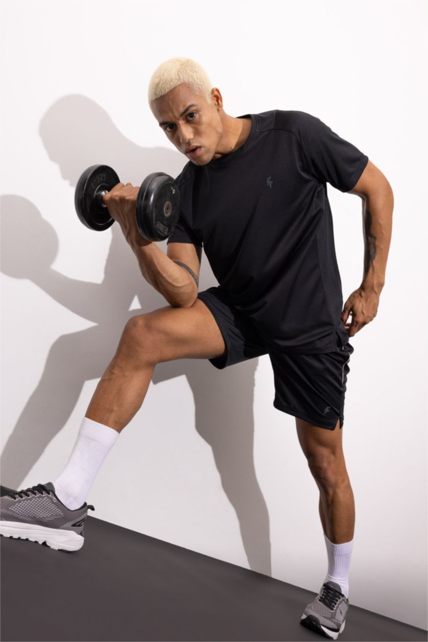 MAN Black Standard Fit Short Sleeve T-Shirt
