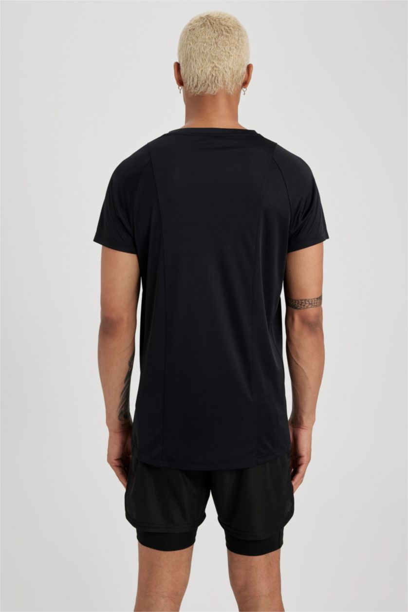 MAN Black Standard Fit Short Sleeve T-Shirt