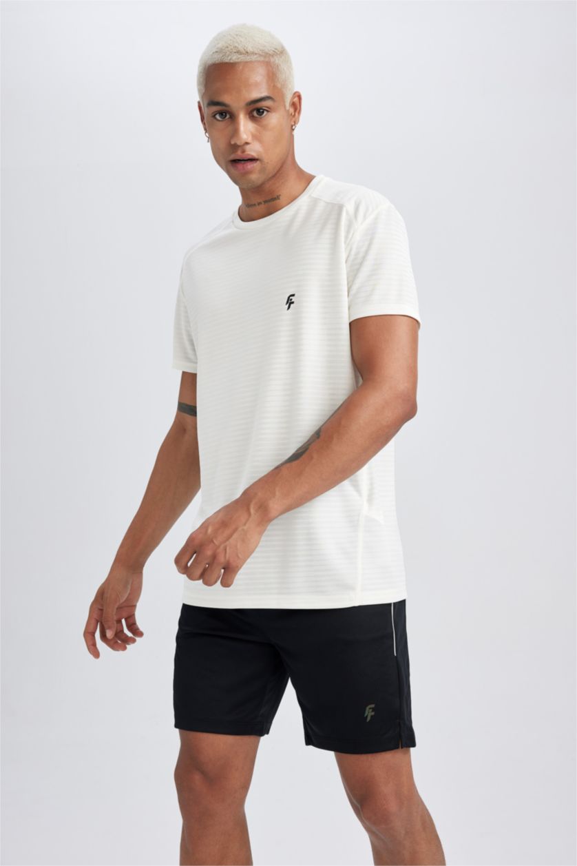 MAN Black Slim Fit Short Leg Shorts