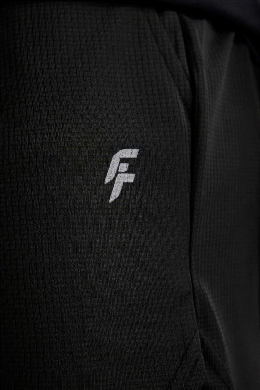 HOMME Noir Short Coupe slim raccourcie Ourlet court