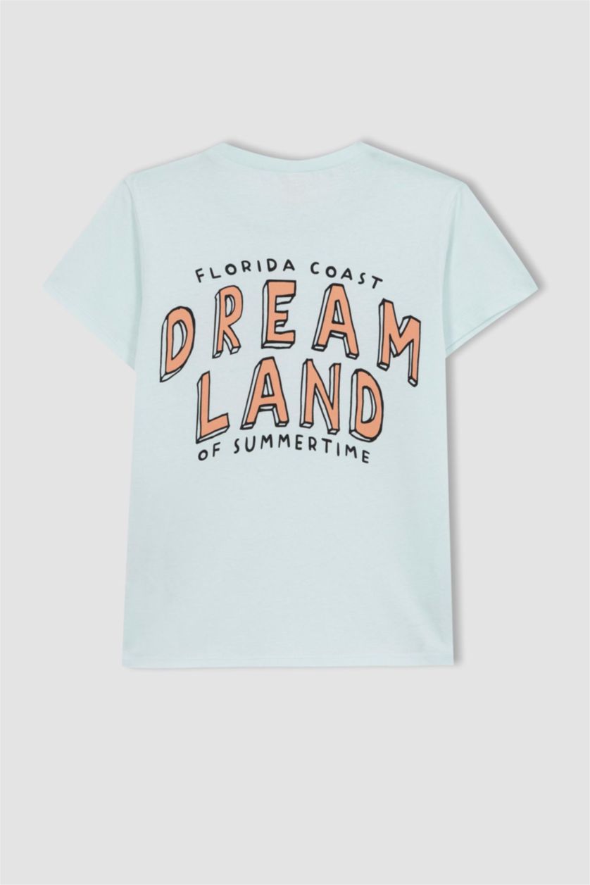 GIRLS & TEENS Aqua Girl Regular Fit Short Sleeve T-Shirt