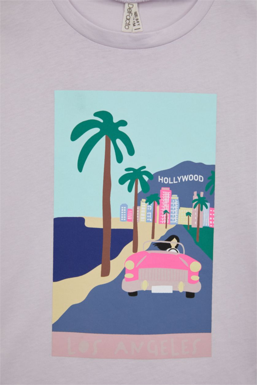 Девочки и подростки Розовый Футболка с коротким рукавом для девочек