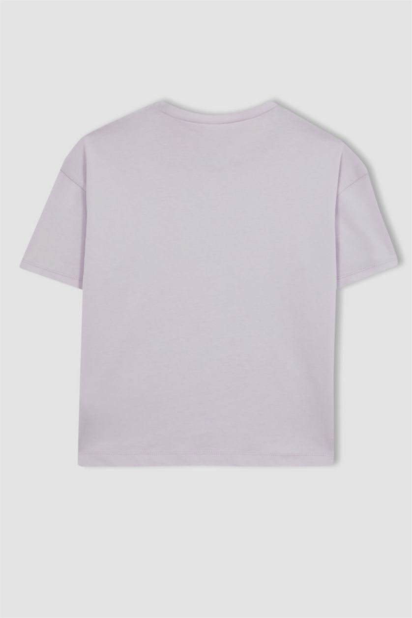 Девочки и подростки Розовый Футболка с коротким рукавом для девочек