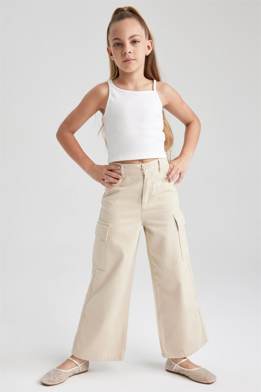 Girls & Teens White Girl Crop Camisole Tank Top