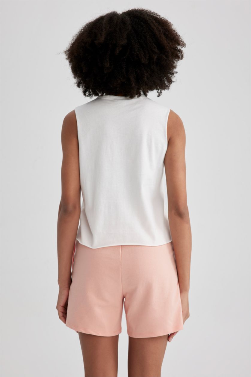 FEMME Écru Haut Court