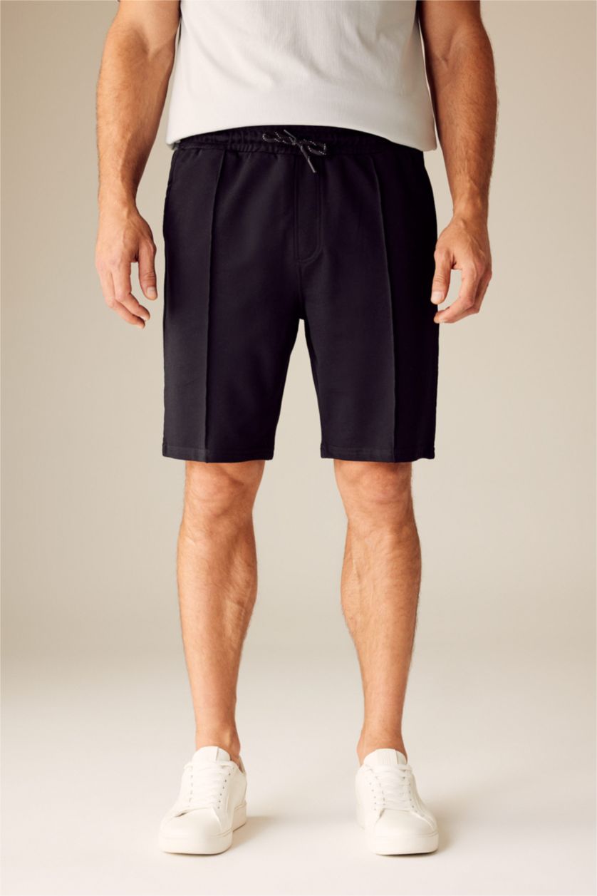 Мужчины Черный Шорты приталенного кроя