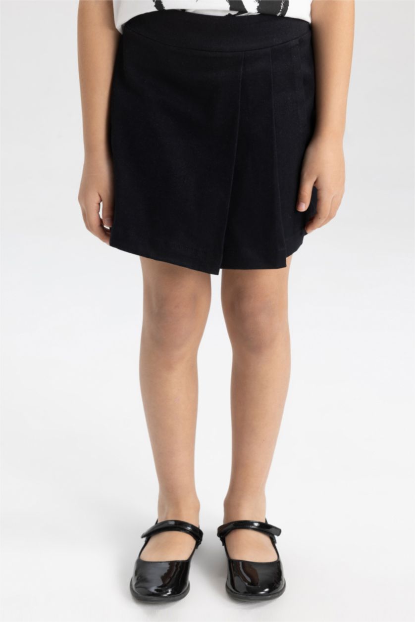 بنات أسود تنورة  اسود بناتي بكسرات