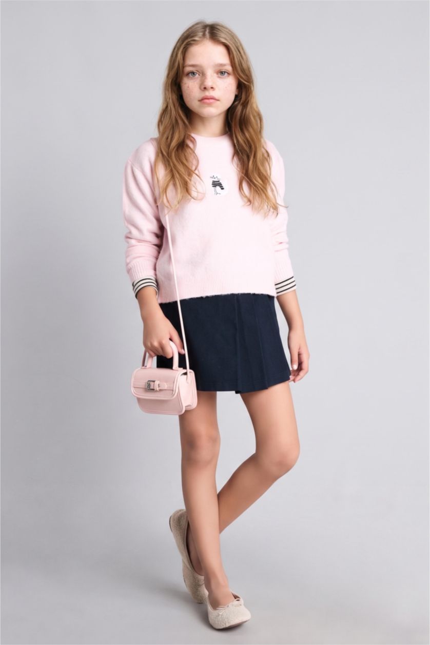 Young Girls - Teen Girls NAVY Girl Gabardine Skirt