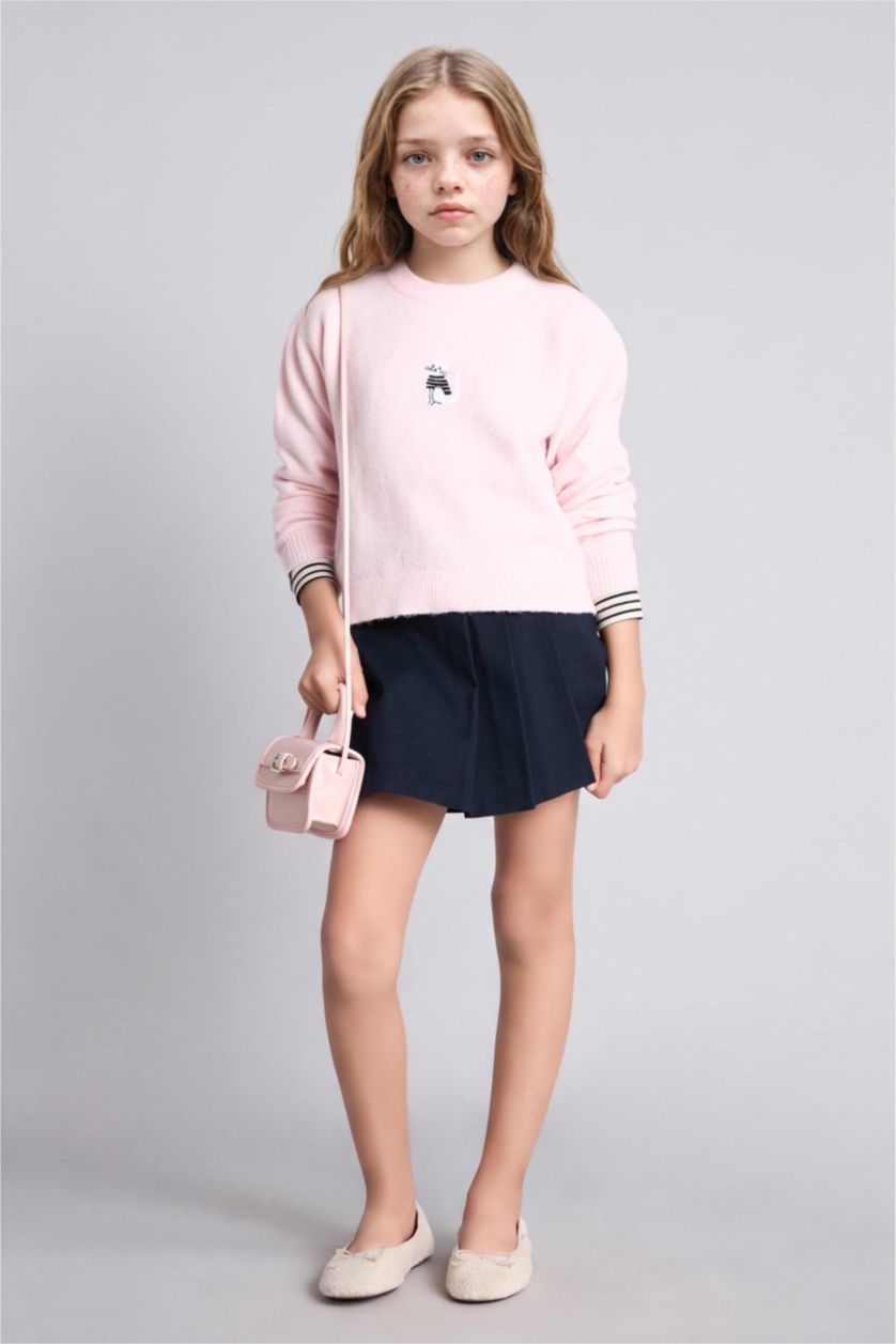 Young Girls - Teen Girls NAVY Girl Gabardine Skirt