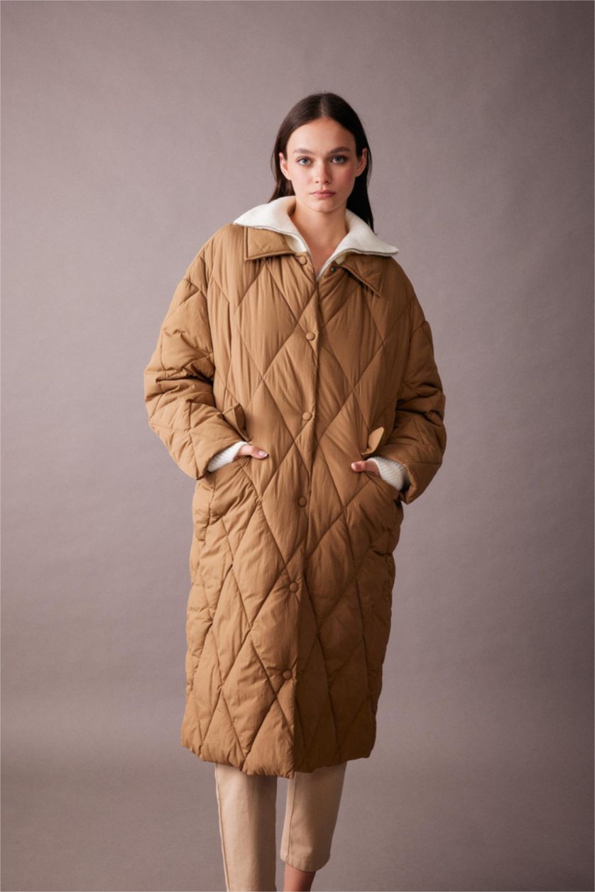 حريمي كامل جاكيت بامب طويل خفيف قصة مريحة وتر بروف