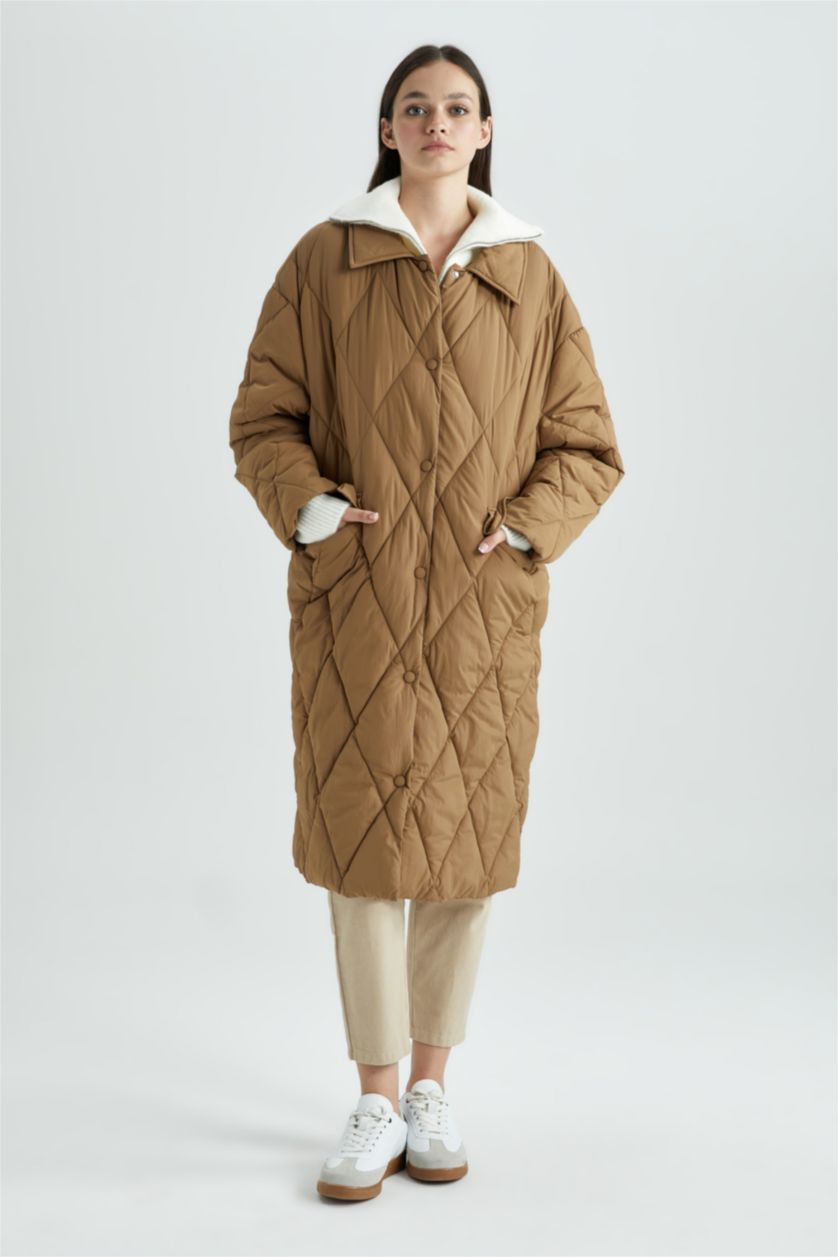 حريمي كامل جاكيت بامب طويل خفيف قصة مريحة وتر بروف