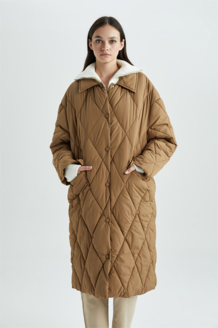 حريمي كامل جاكيت بامب طويل خفيف قصة مريحة وتر بروف