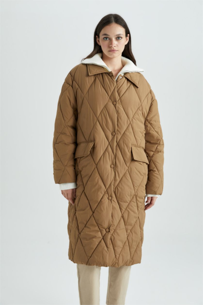 حريمي كامل جاكيت بامب طويل خفيف قصة مريحة وتر بروف