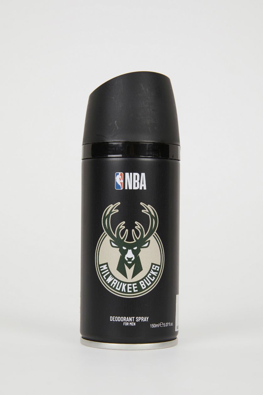 HOMME Noir Déodorant aromatique NBA Milwaukee Bucks 150 ml pour homme