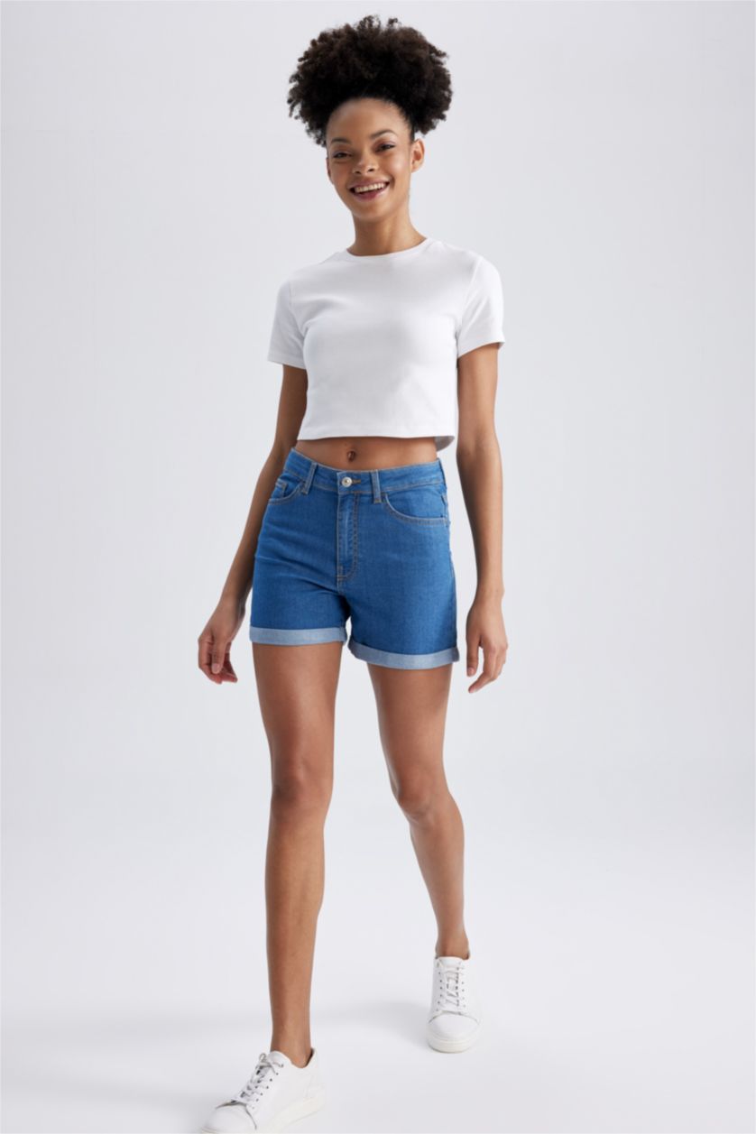 نساء أزرق Denim