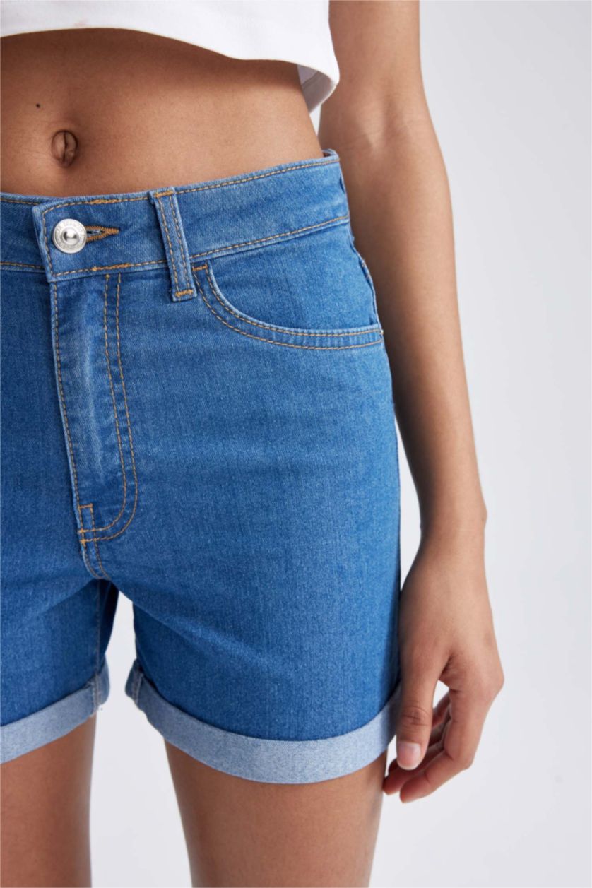نساء أزرق Denim