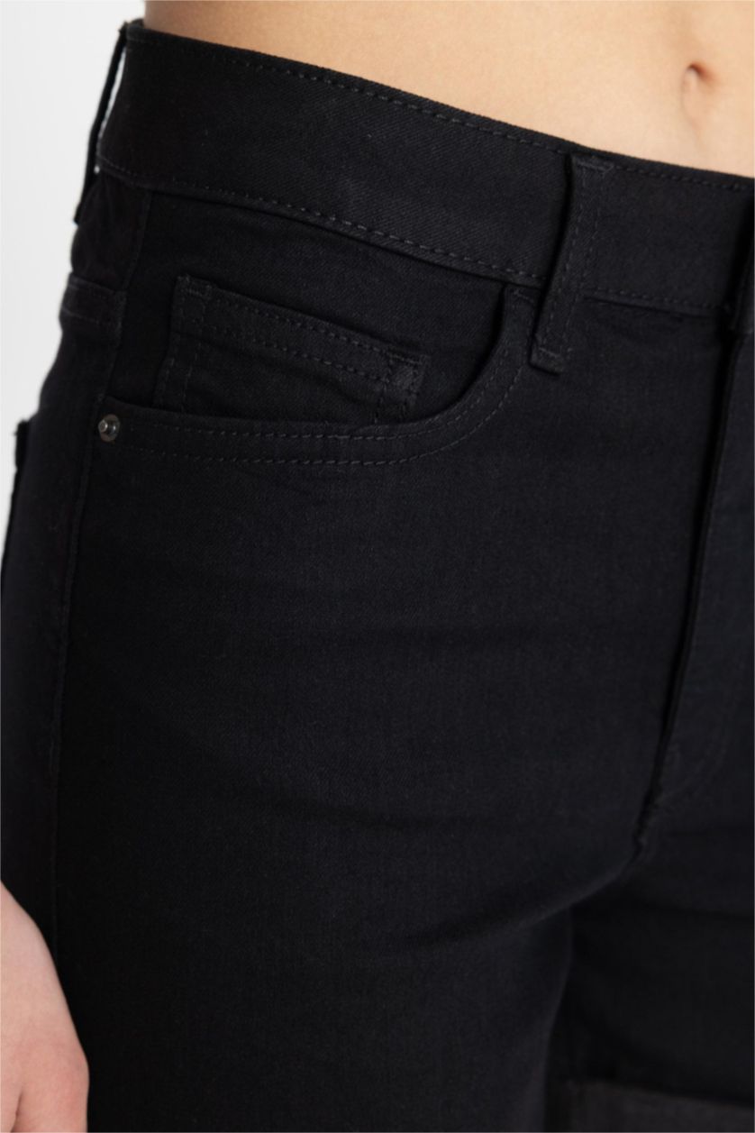 نساء أسود Denim
