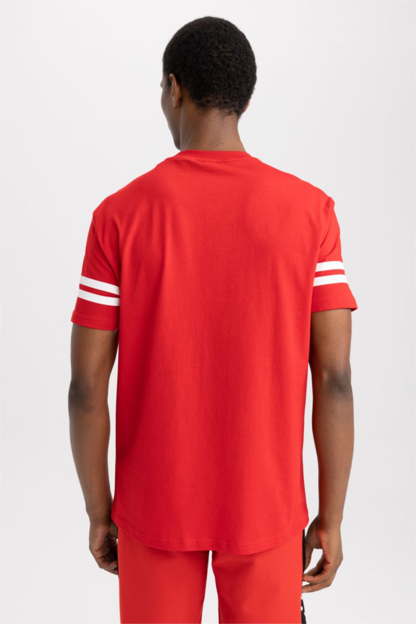 MAN Red Standard Fit Short Sleeve T-Shirt