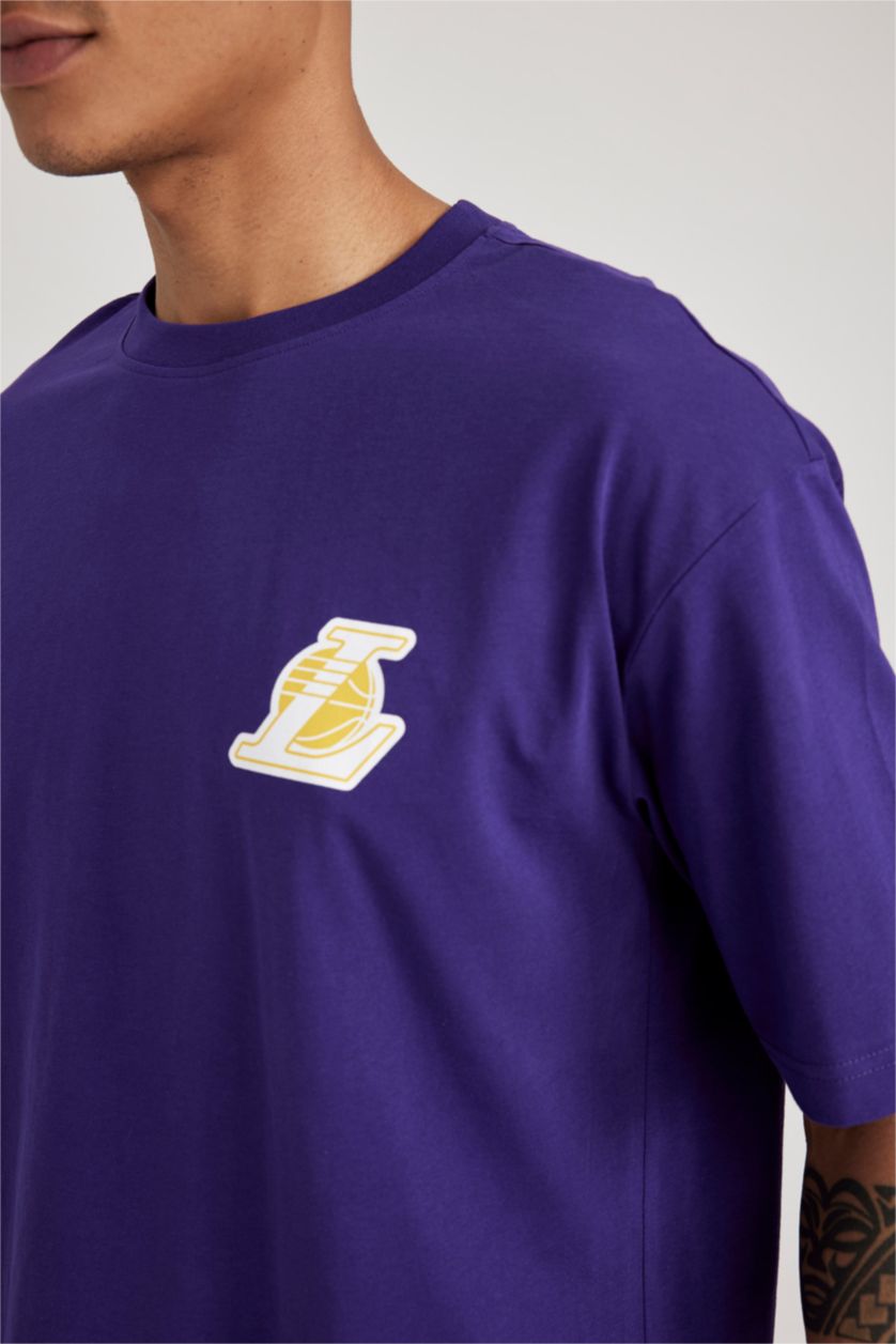 MAN Dark Purple Short Sleeve T-Shirt