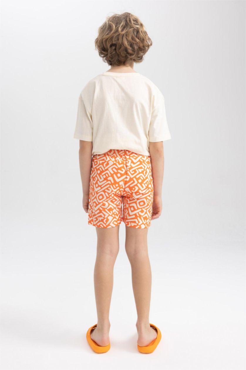 GARÇONS Orange Short De Bain pour Garçon