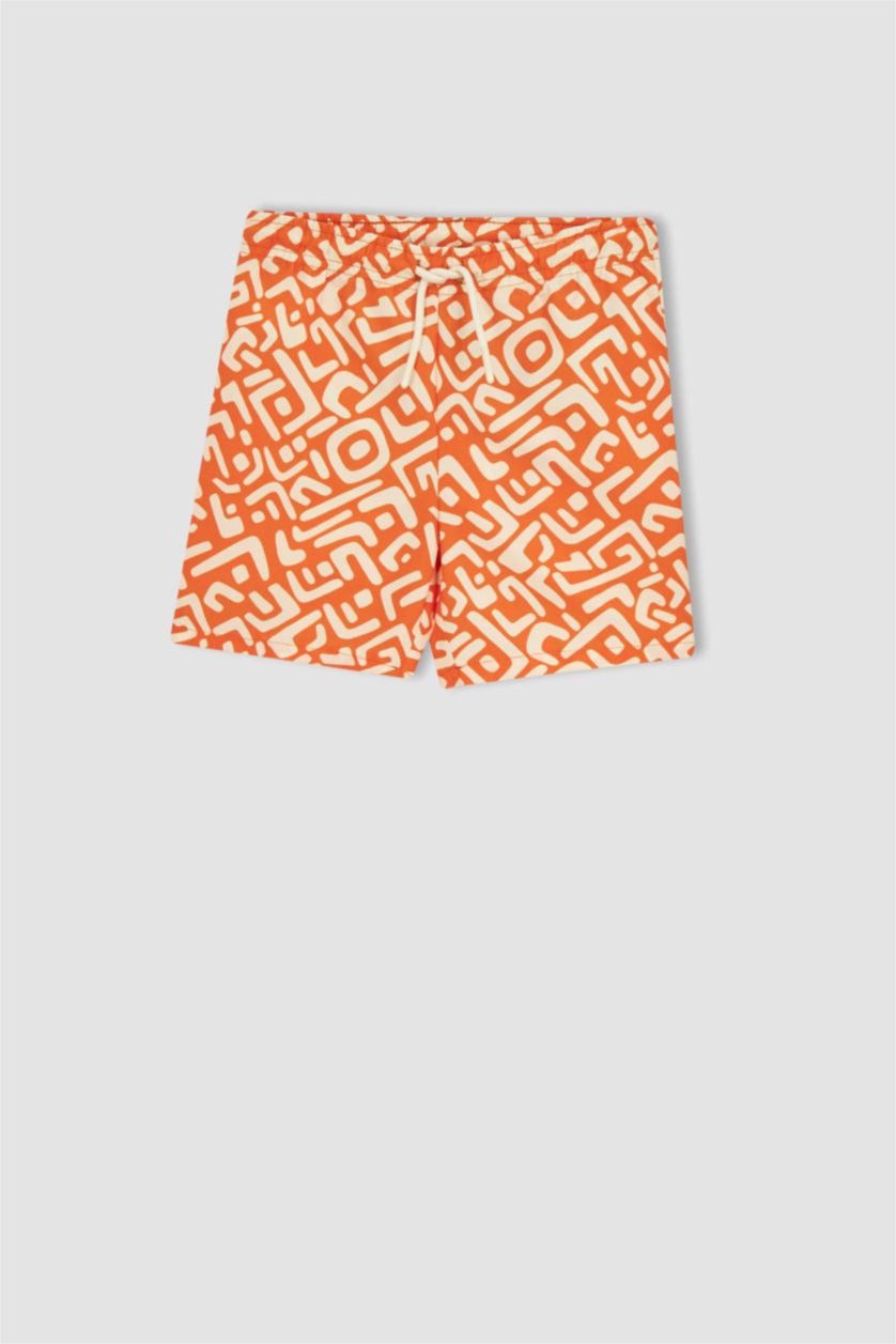 GARÇONS Orange Short De Bain pour Garçon
