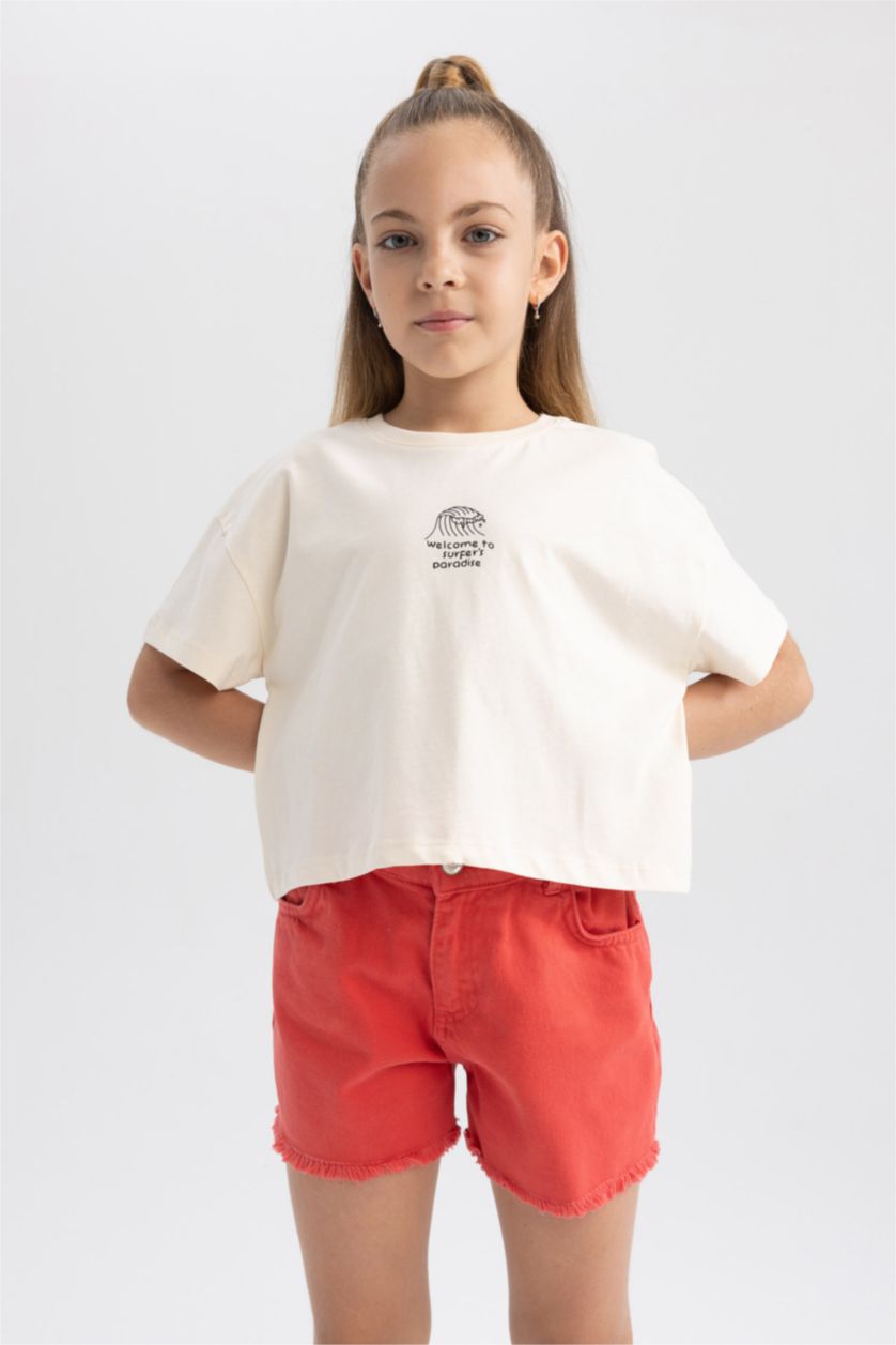 بنات بيج فاتح تي شيرت كروب بناتي نص كم