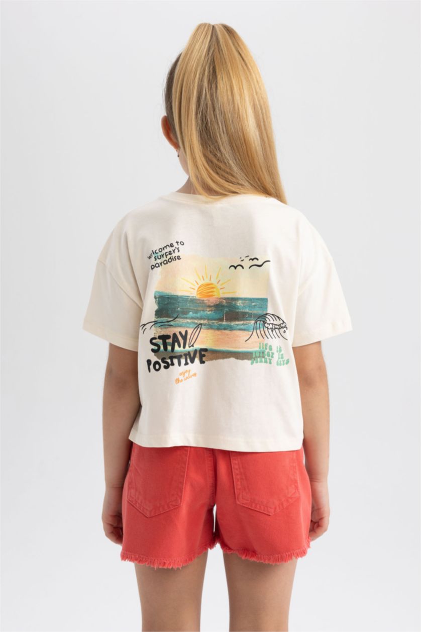 بنات بيج فاتح تي شيرت كروب بناتي نص كم