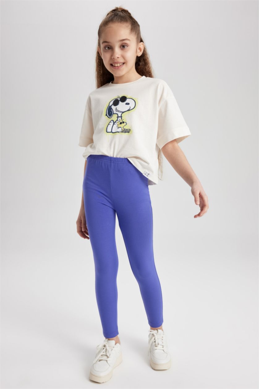 GIRLS & TEENS Purple Girl Leggings